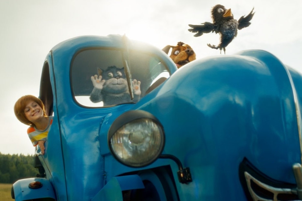 Обложка статьи «Простоквашино» от Андреасяна: Печкин – Охлобыстин 