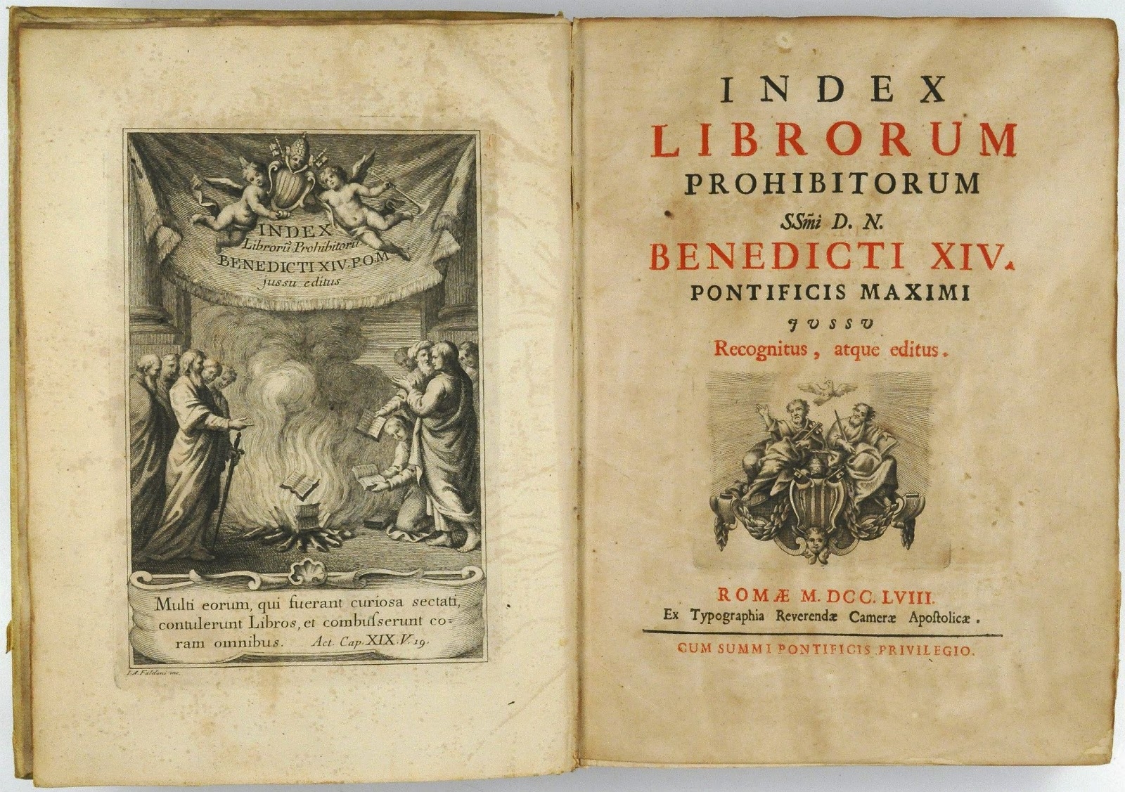 Index Librorum Prohibitorum (Индекс запрещённых книг). Первое официальное издание Индекса вышло в Риме в 1559 г.
Фото: rusdarpa.ru