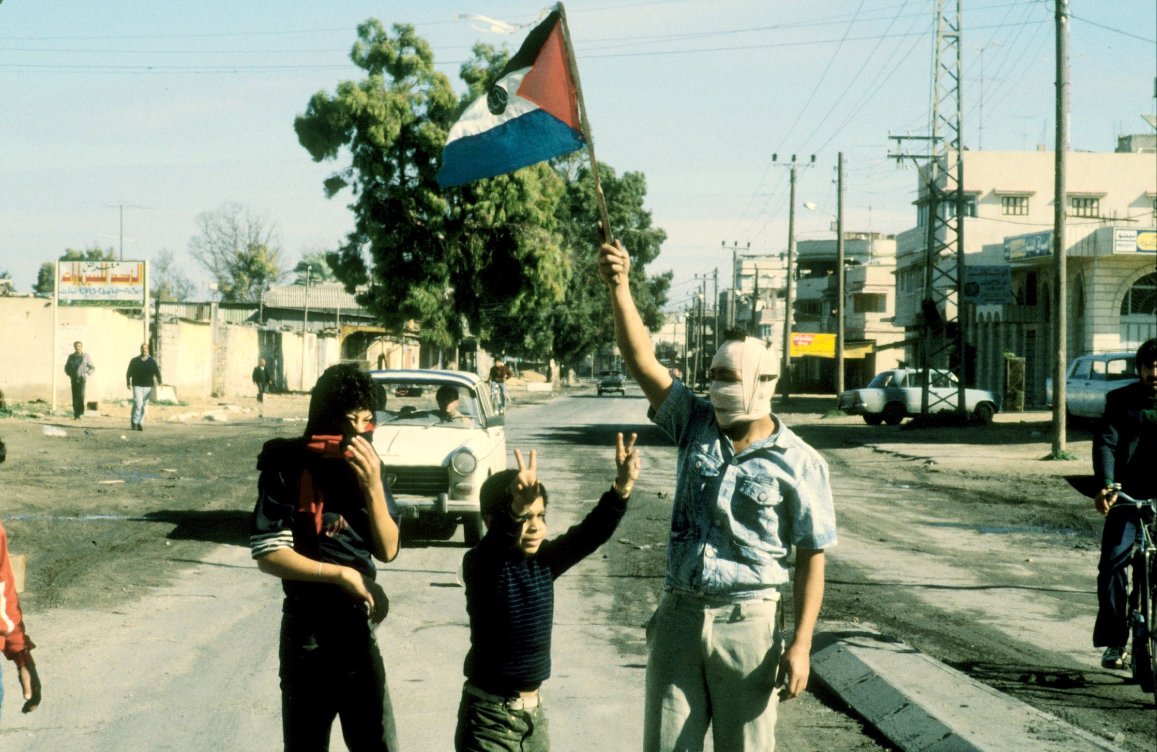 Интифада в секторе Газа.
Efi Sharir / Israel Press and Photo Agency / Wikimedia