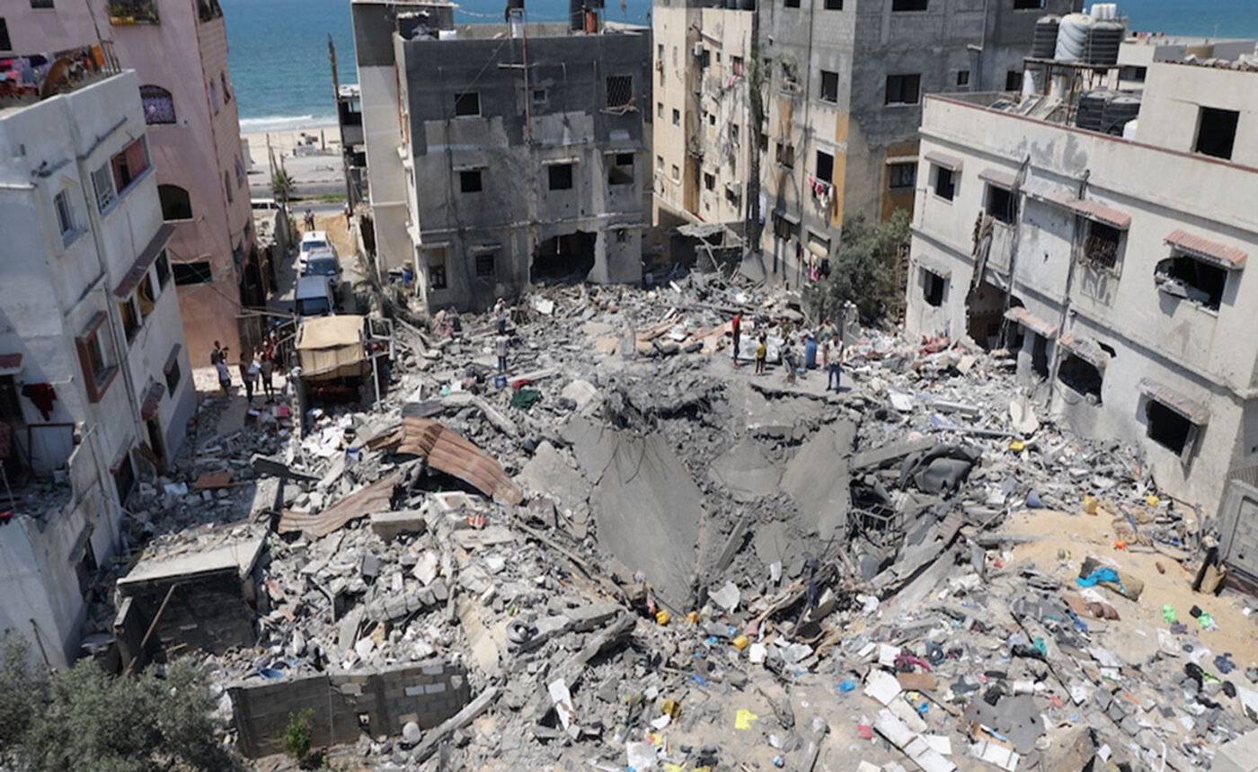 Разрушения после израильского авиаудара во время эскалации.
UN / Wikimedia