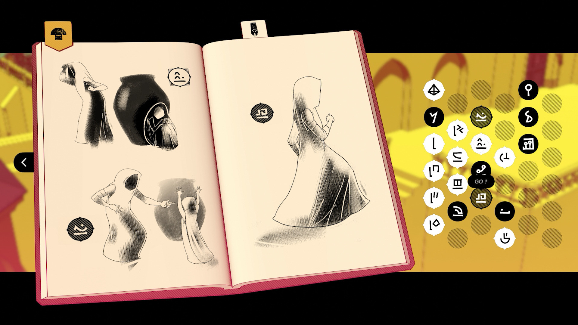 Скриншот из игры Chants of Sennaar / steampowered.com