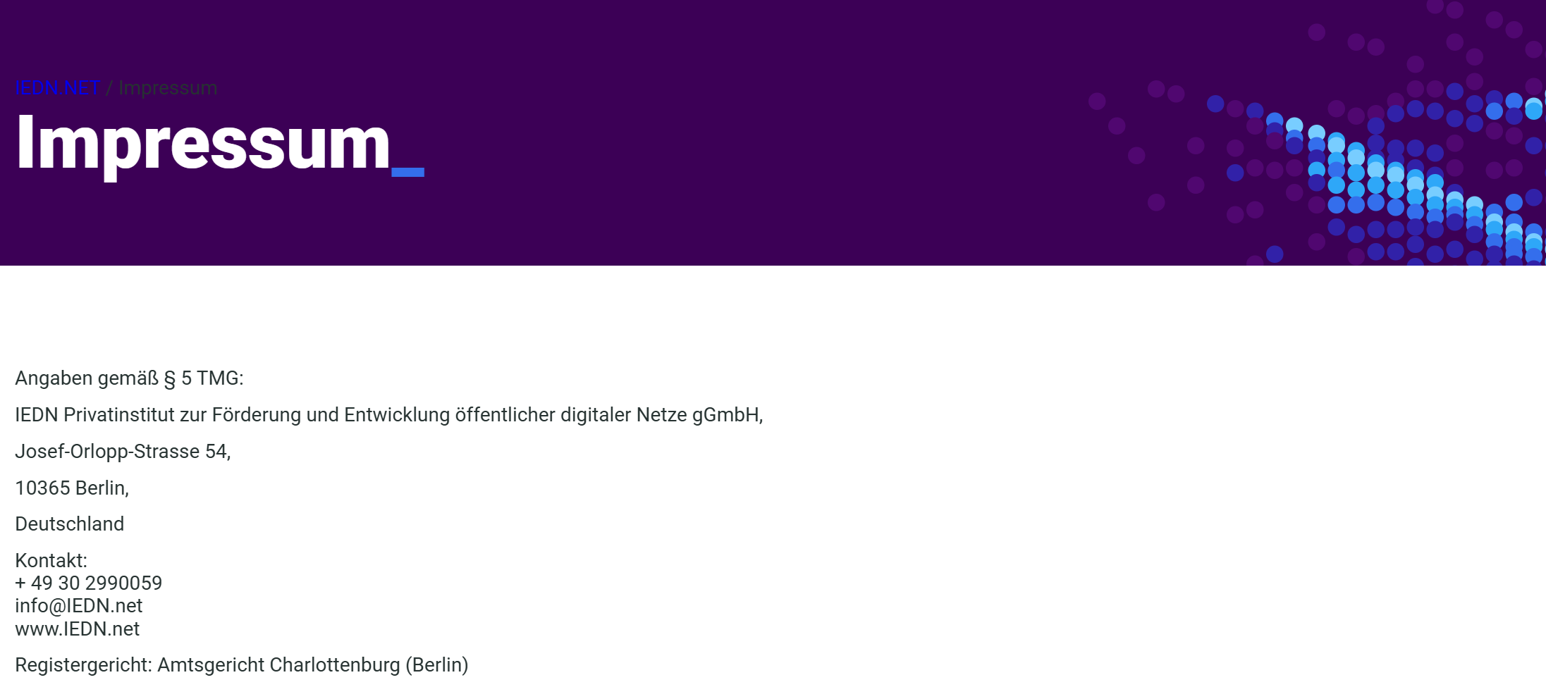 Скриншон сайта IEDN.net