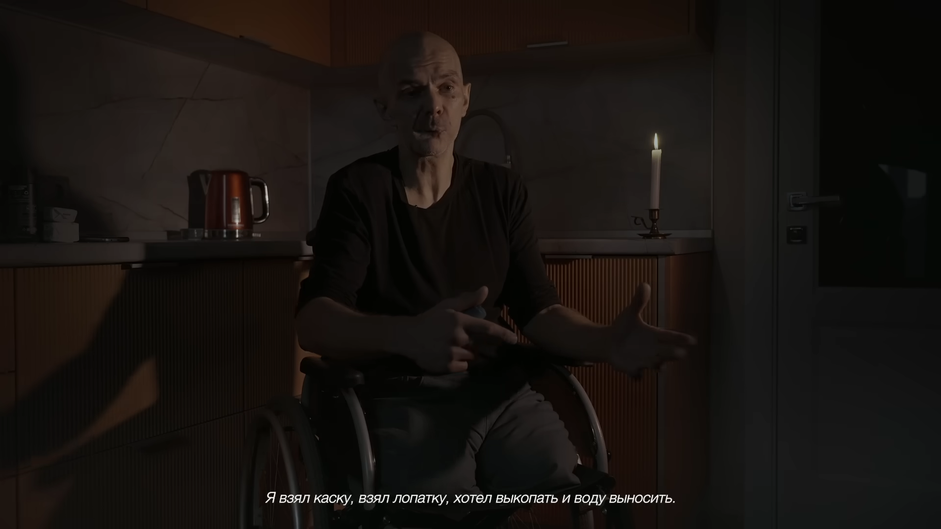 Кадр из фильма «Вернувшиеся»
Александр Черный- сапер и гранатометчик