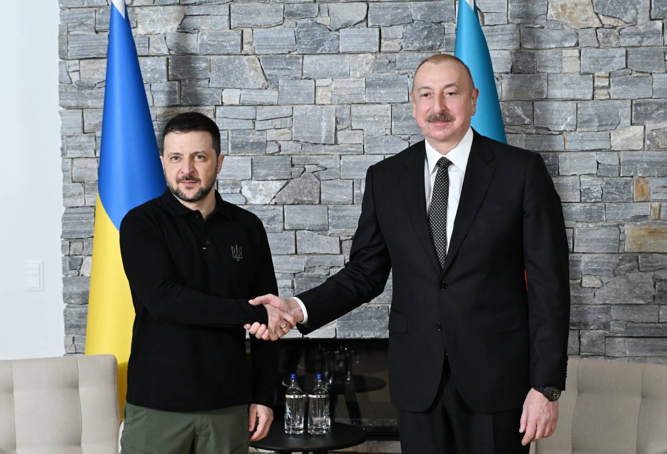 Владимир Зеленский и Ильхам Алиев
Фото: president.az