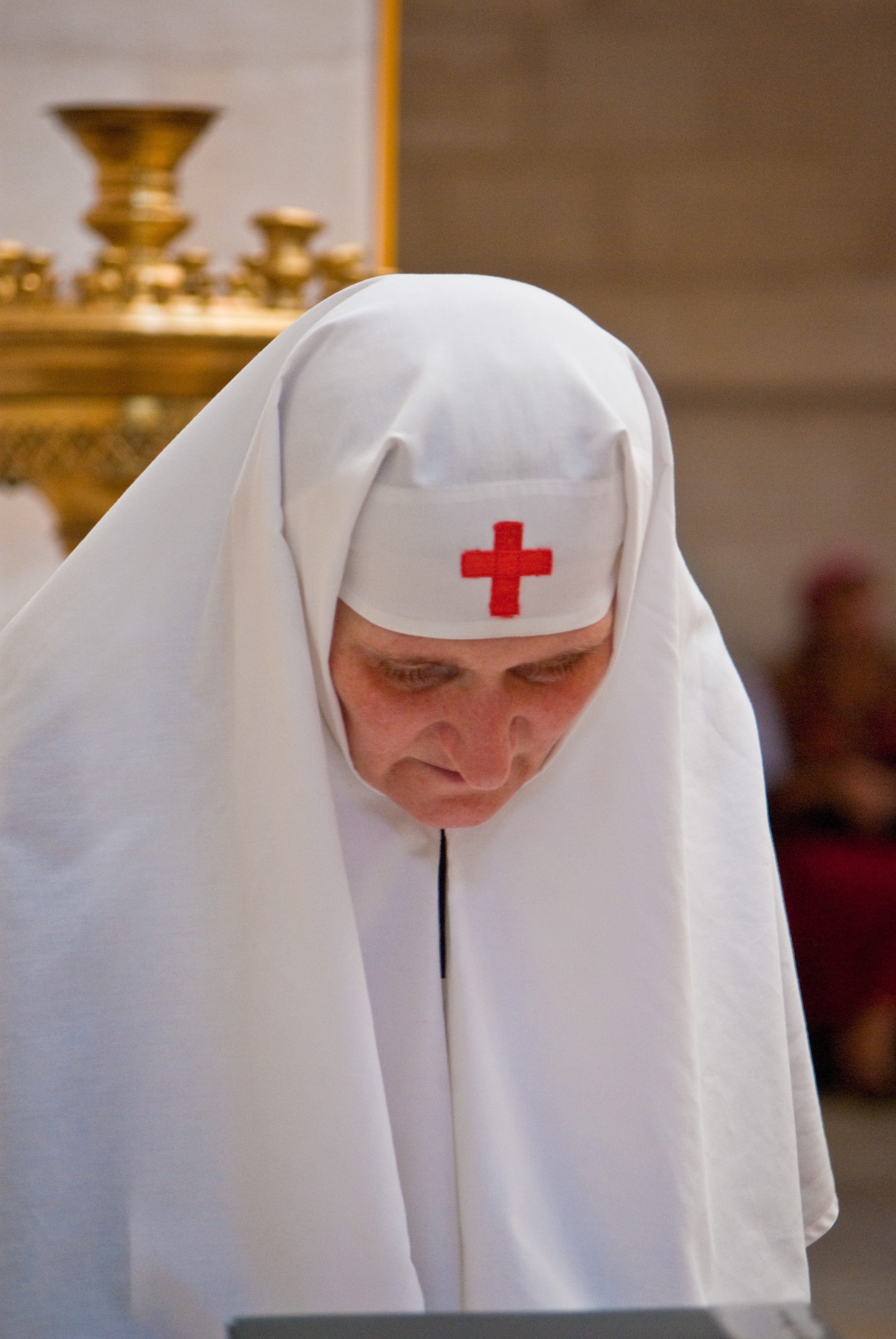 Cестра Иерусалимского Свято-Елисаветинского сестричества сестёр милосердия
Antoine Taveneaux / wikimedia.org