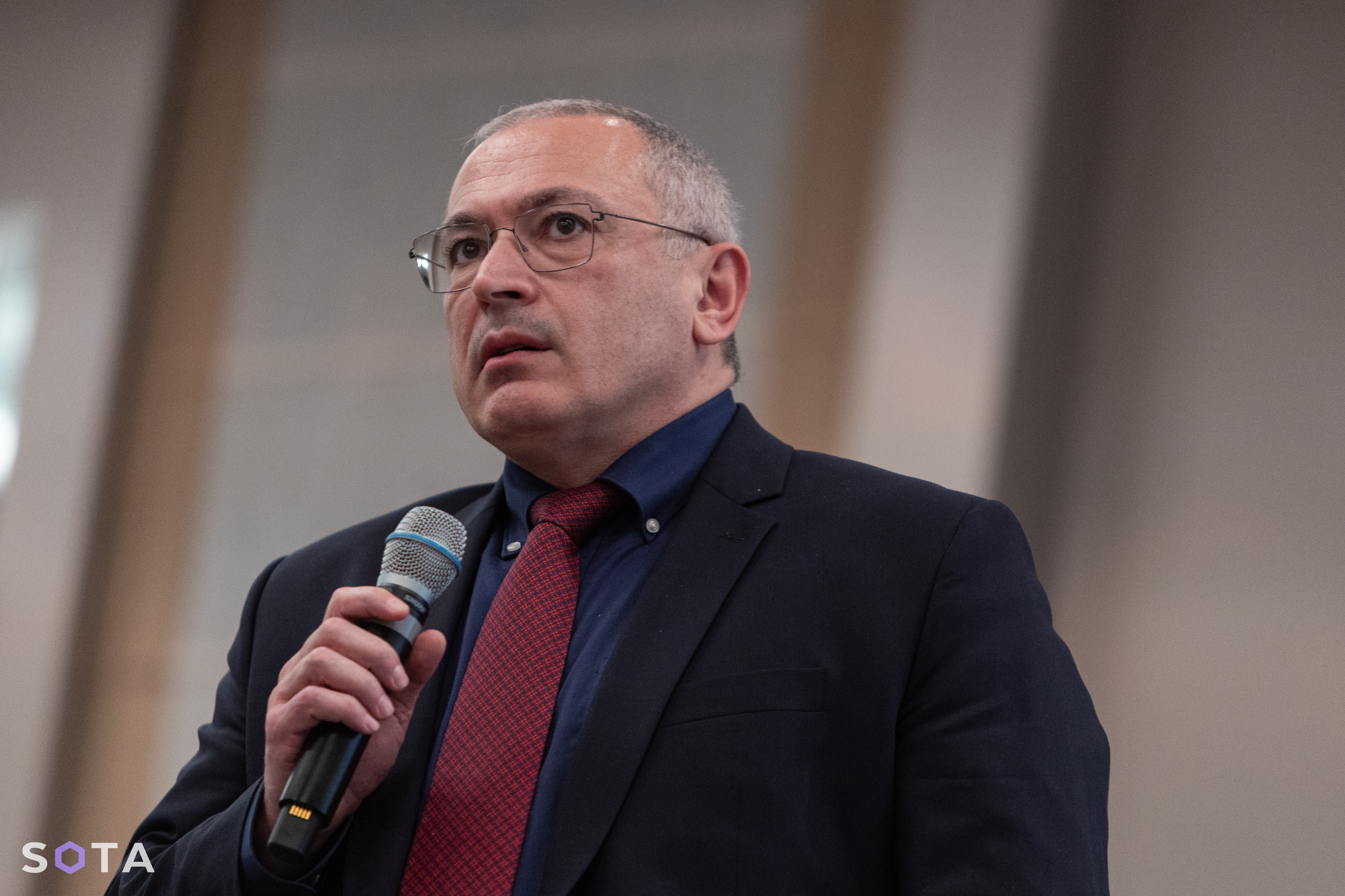 Михаил Ходорковский на съезде.
Фото: Руслан Терехов / SOTA