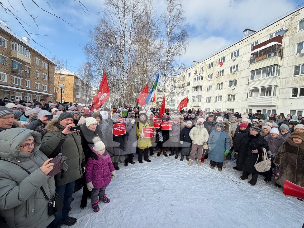 Обложка статьи В Коми проходит митинг в защиту работников лесопромышленного комплекса