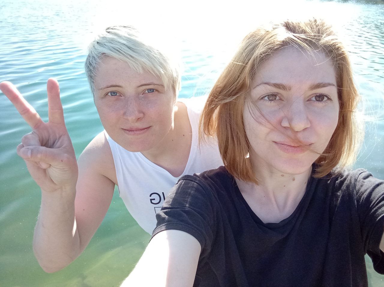 Лена Патяева и Седа Сулейманова. Фото: личный архив Лены