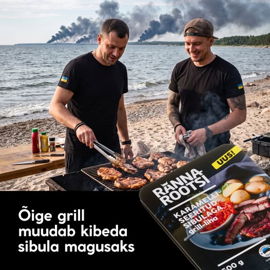 Обложка статьи В Эстонии выпустили рекламу мяса для гриля с оскорбительным слоганом в адрес русских